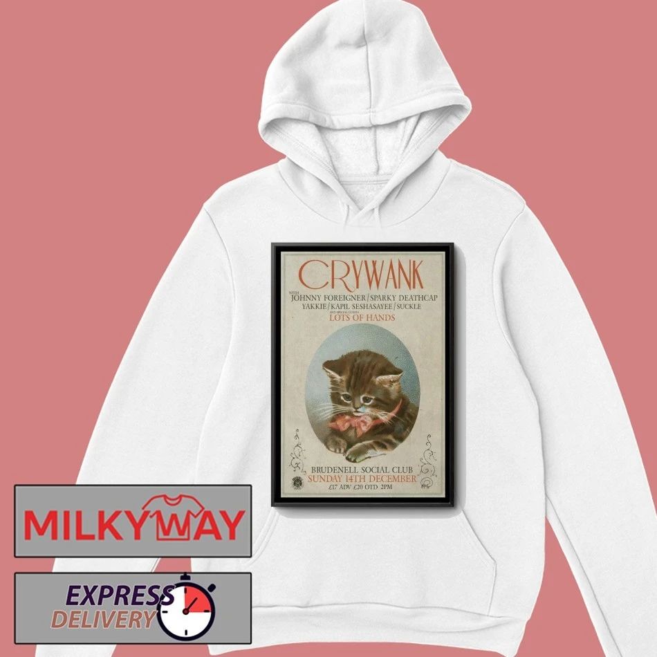 Crywank Brudenell Social Club In Leeds UK Dec 14 2025 Poster shirt