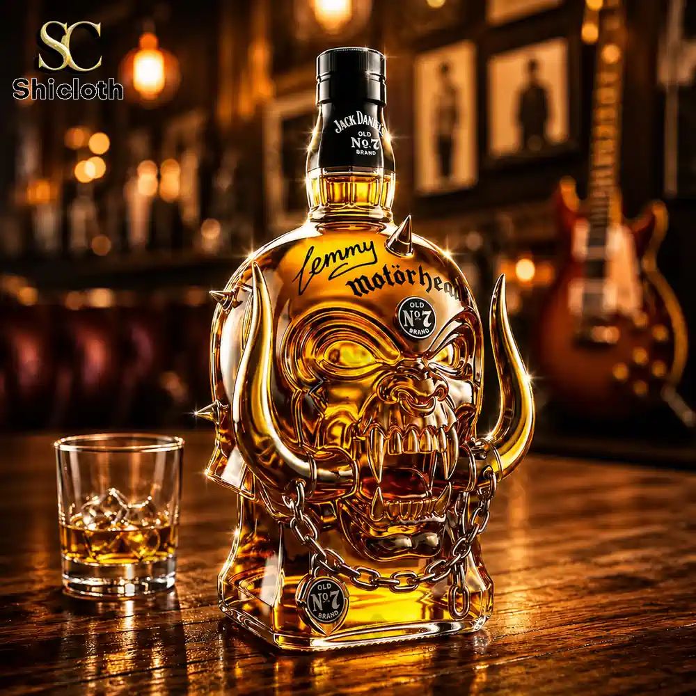 Mot?rhead x Jack Daniel’s War-Pig Whiskey Bottle