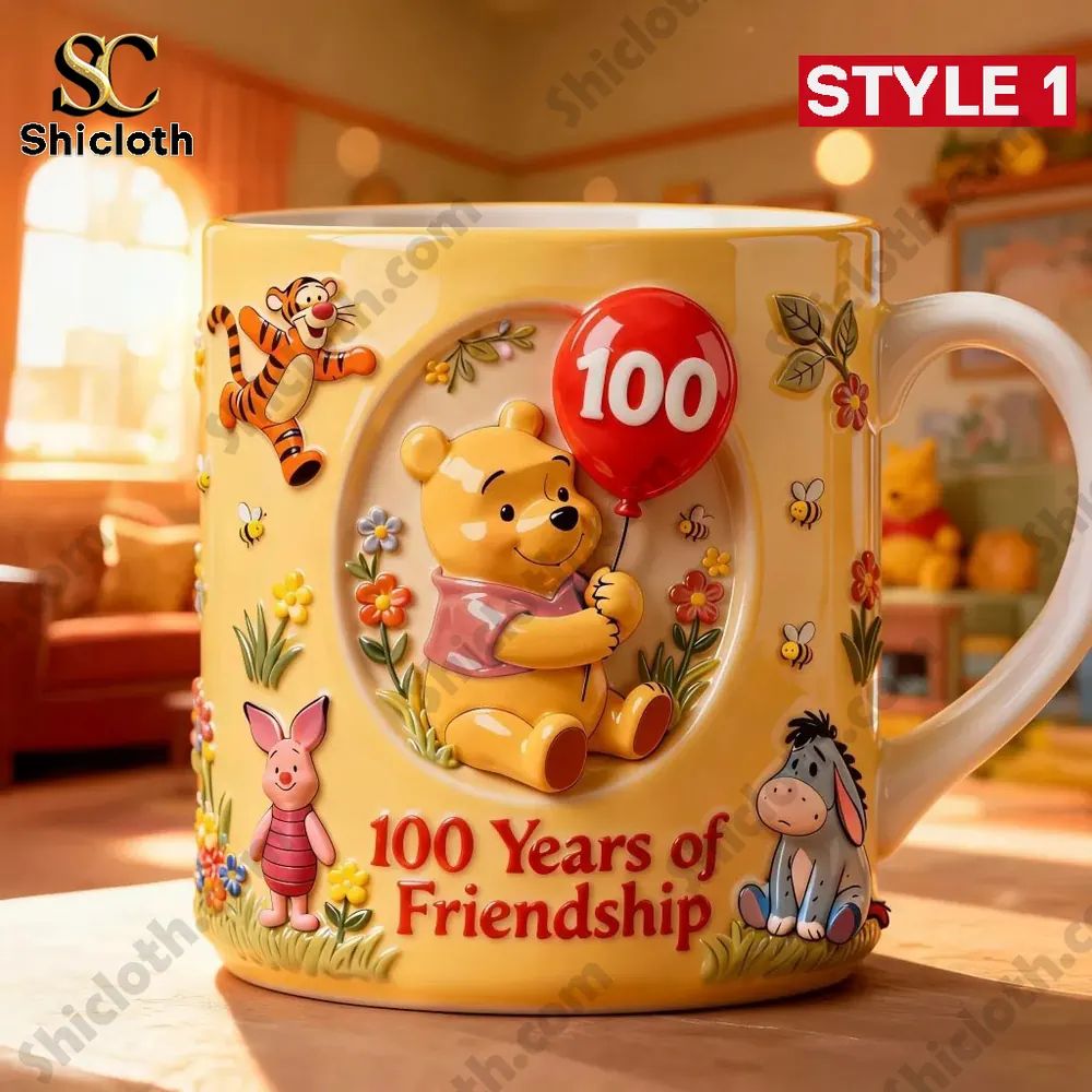 The Pooh 100Th Anniversary Mug