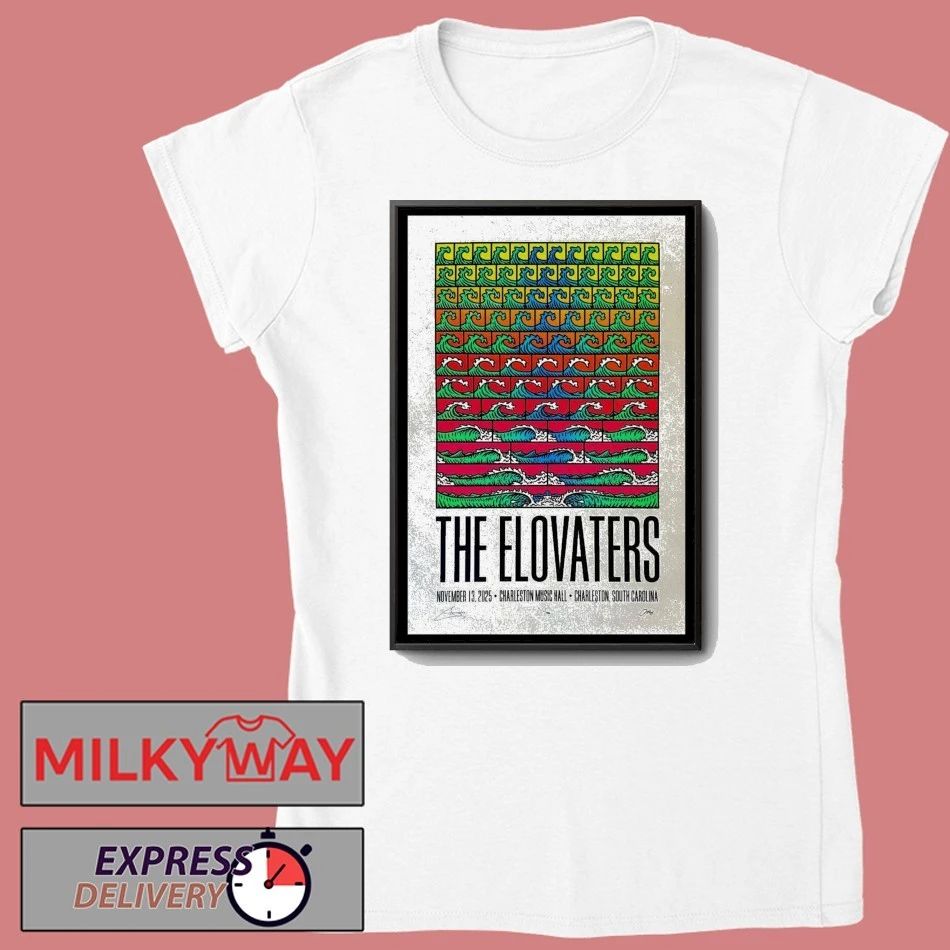 The Elovaters Fall Tour 2025 Charleston, SC Poster shirt