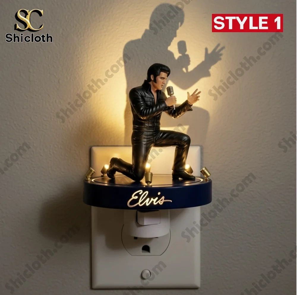 Elvis Presley King Of Rock ‘n’ Roll Night Light