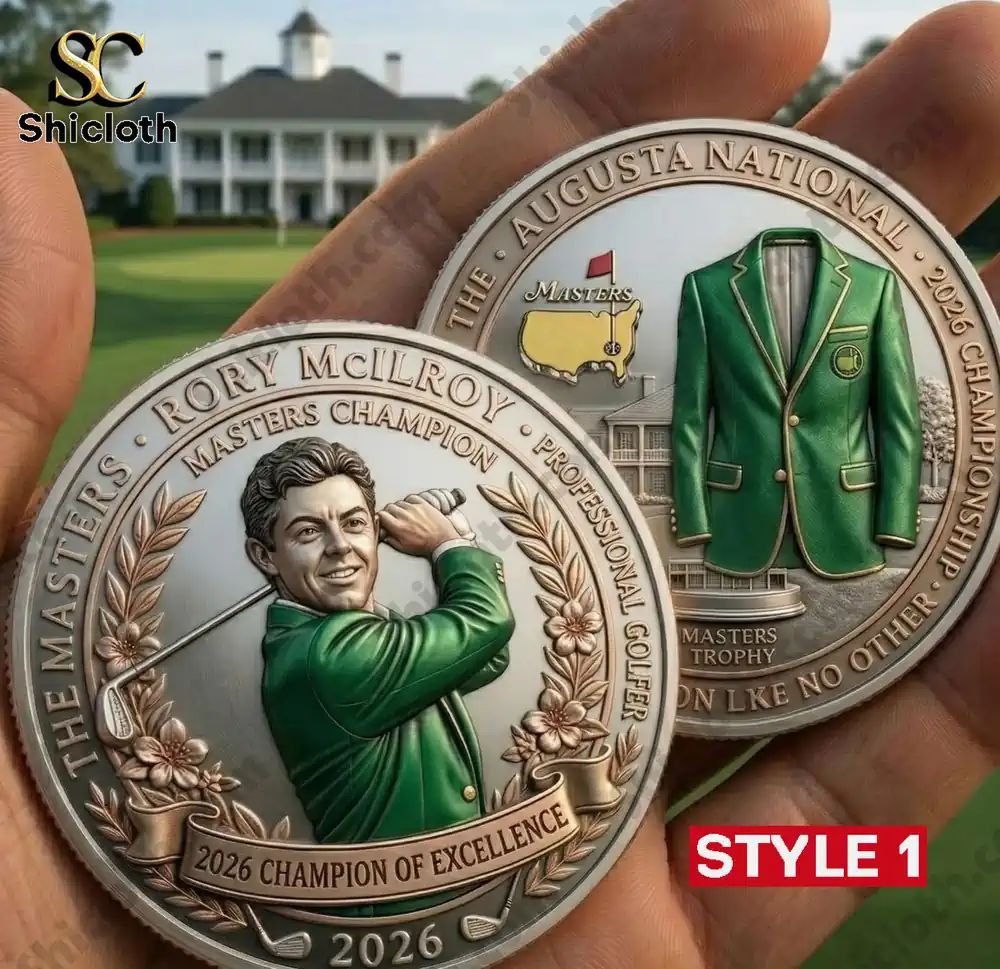 Rory McIlroy 2026 Masters Champions Commemorative Coin