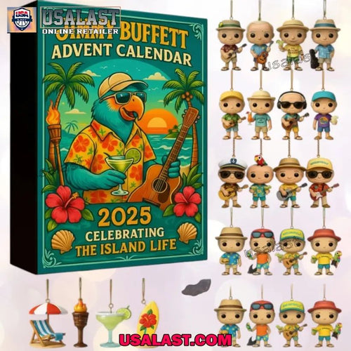 2025 Jimmy Buffett Advent Calendar The Island Life