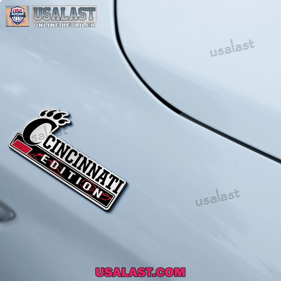 Cincinnati Bearcats Edition 3D Car Emblem Badge