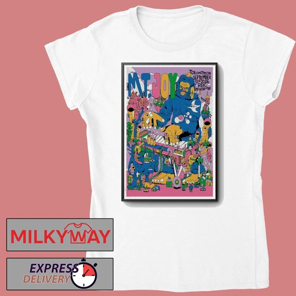 Mt. Joy September 12 2026 In Toronto ON Poster shirt