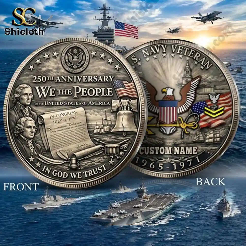 U.S. Navy Military 250Th Anniversary Coin
