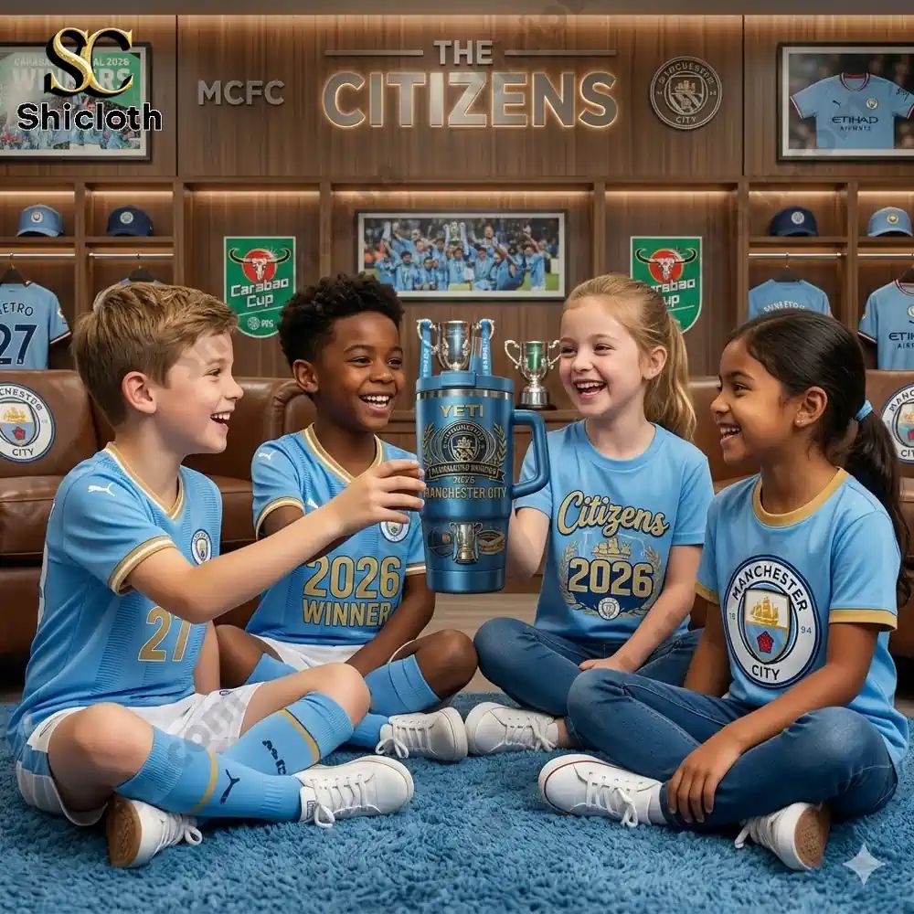Manchester City Carabao Cup 2026 Champions Yeti Tumbler