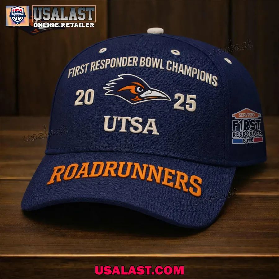 UTSA Roadrunners 2025 First Responder Bowl Champions Classic Cap