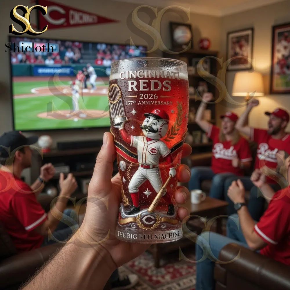 Cincinnati Reds 157th Anniversary Collector’s Beer Glass