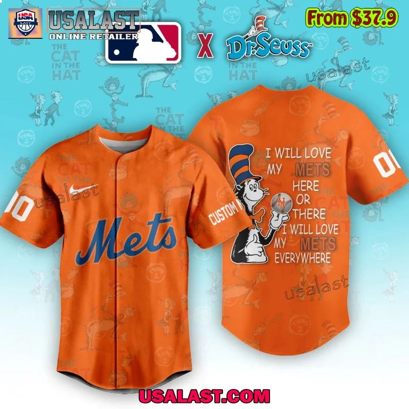 New York Mets x Dr Seuss Baseball Jersey