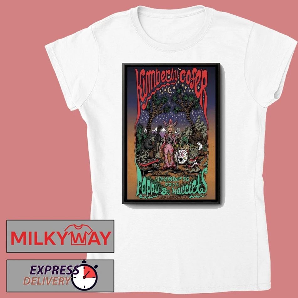 Kimberly Cofer Pappy-Harriet’s Pioneertown, CA November 26 2025 Poster shirt