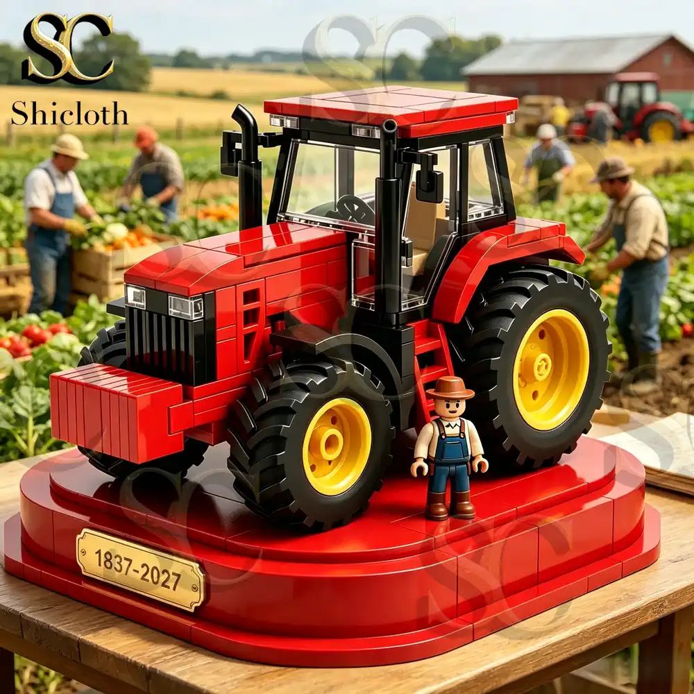 Mechanical Farm Tractor Building Set Us Bricks