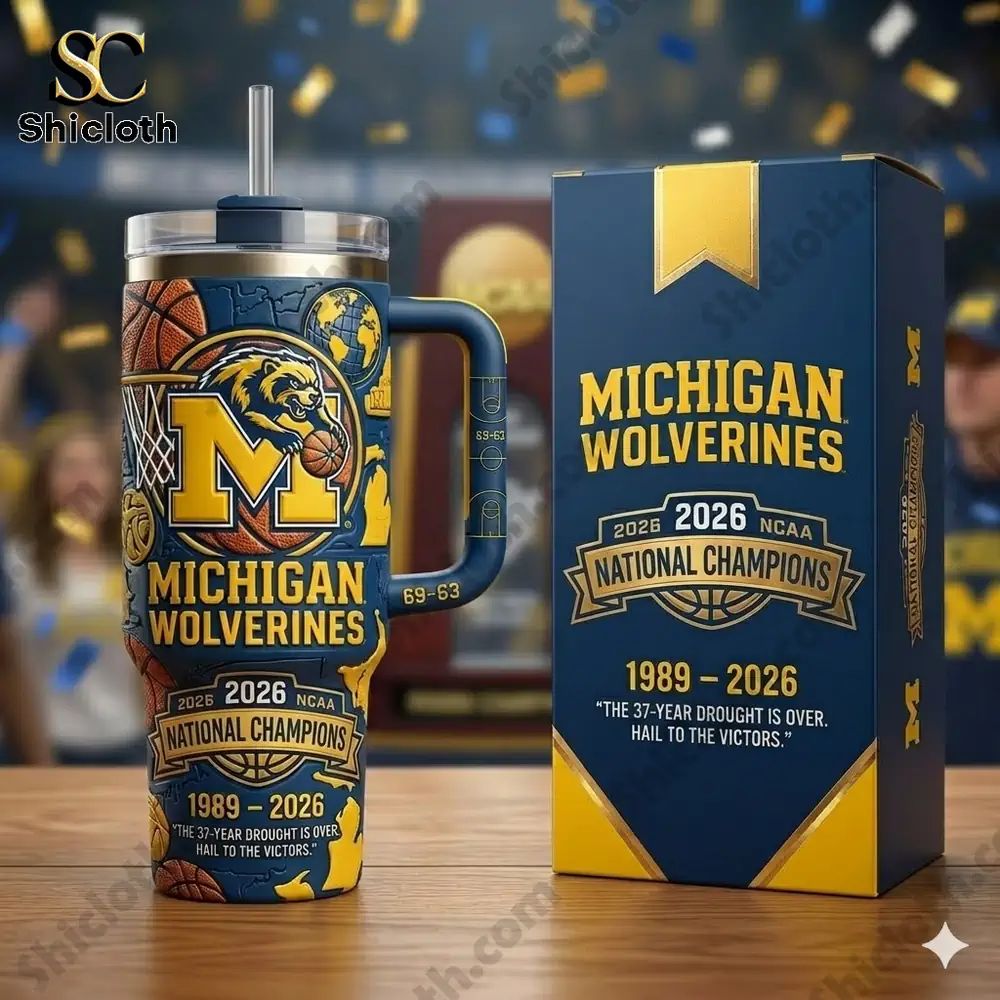 Michigan Wolverines 2026 NCAA National Champions Commemorative Yeti Tumbler 40oz