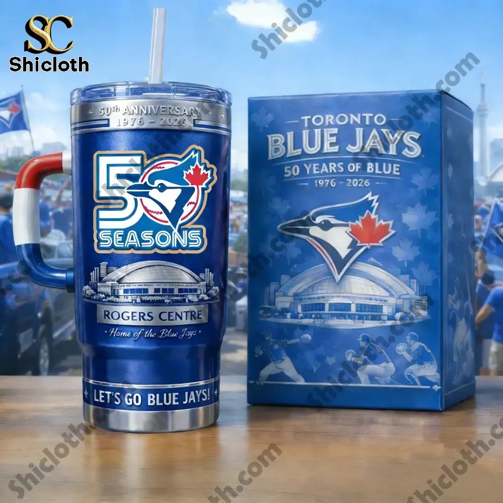 NEW Toronto Blue Jays 50th Anniversary Tumbler Cup