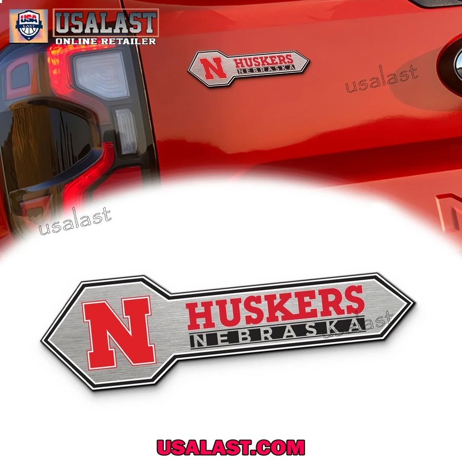 Nebraska Cornhuskers Edition 3D Car Badge Sticker