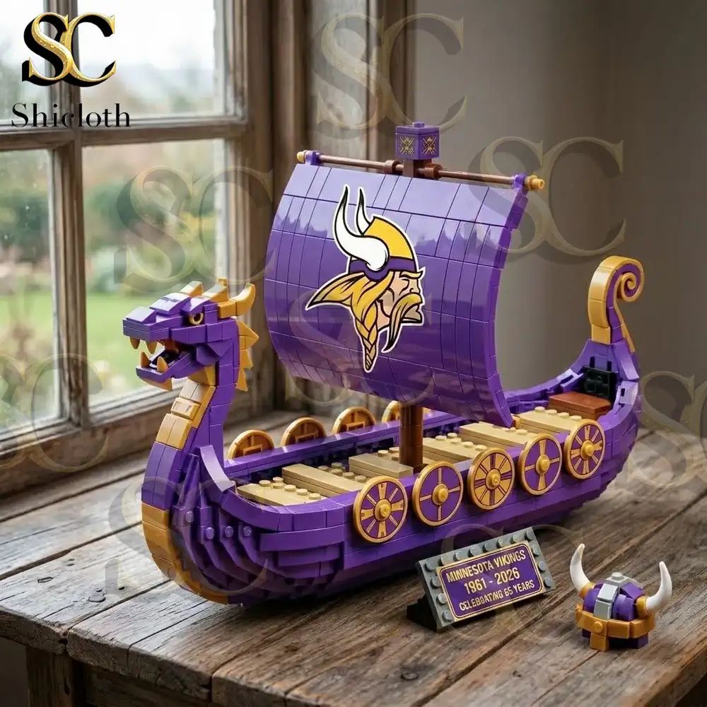Minnesota Vikings 65th Viking Ship Brick Edition