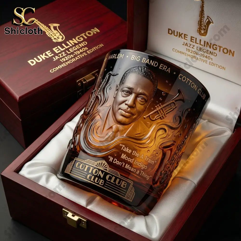Duke Ellington Jazz Legend Collector Glass