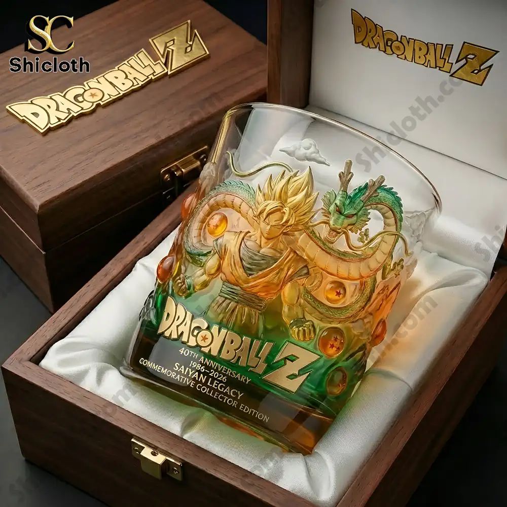 Fantasy Dragon Warrior – Personalized Seven Balls Whiskey Glass