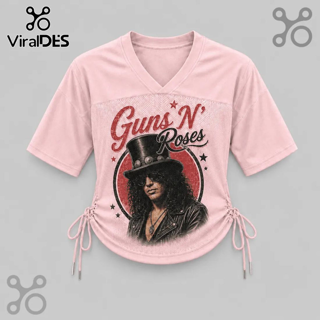 Guns N Roses Sweet Child O Mine Pink Lace-Up Jersey