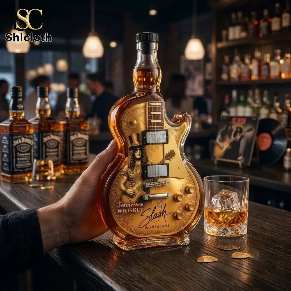 Gibson Les Paul Guitar Jack Daniel’s Gold Bottle