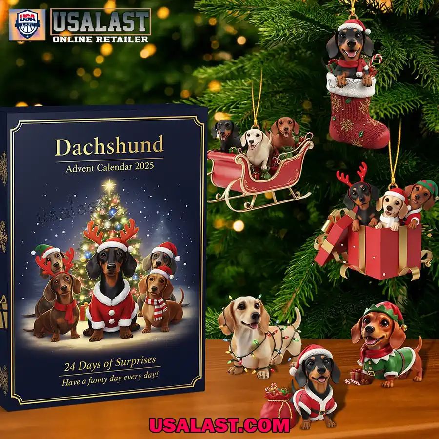 Dachshund Dog Advent Calendar 24 Days of Surprises