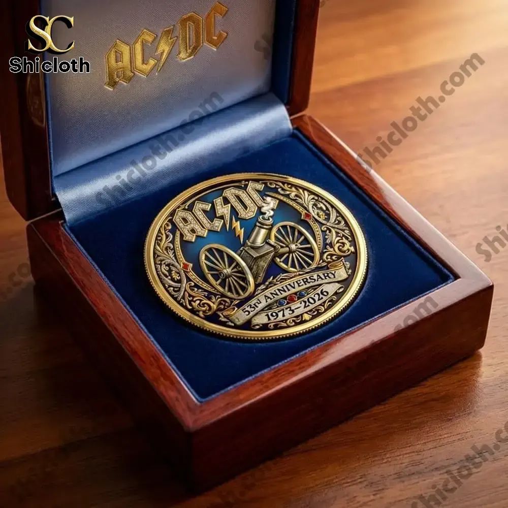 ACDC 53rd Anniversary 1973-2026 Coin