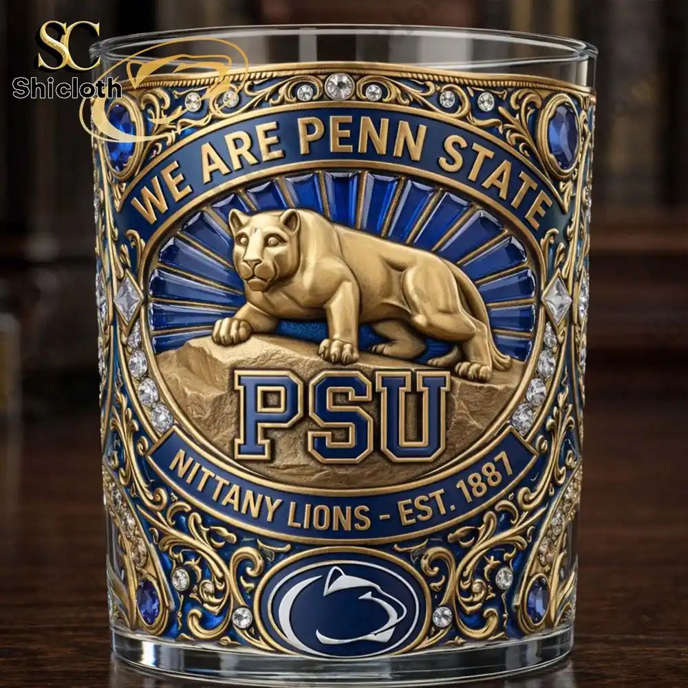 Penn State Nittany Lions We Are Penn State Whiskey Glass