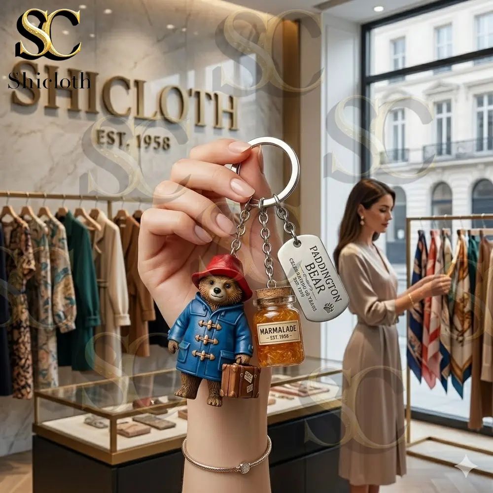Paddington Bear 68th Anniversary Please Look After This Bear Collector Keychain