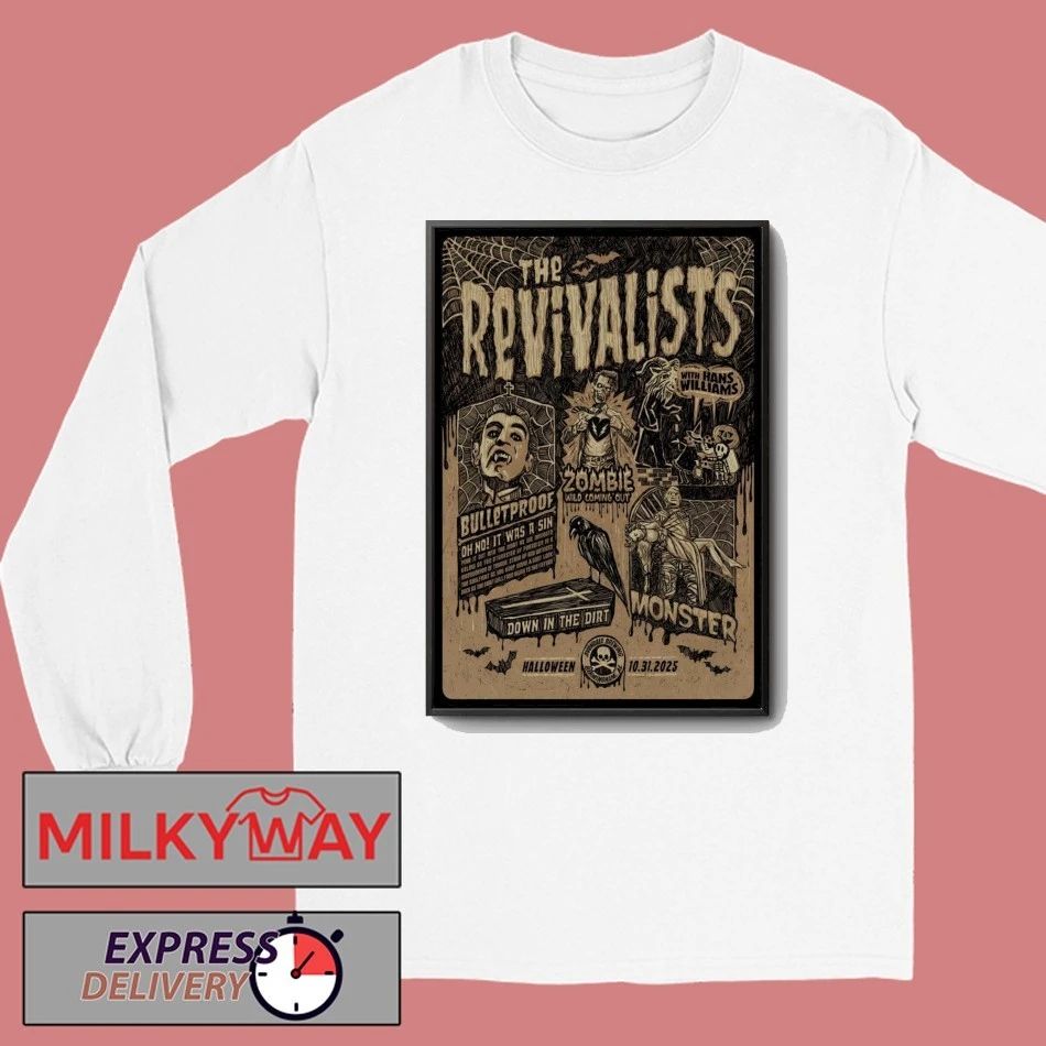 The Revivalists 10 31 2025 Birmingham AL Poster shirt