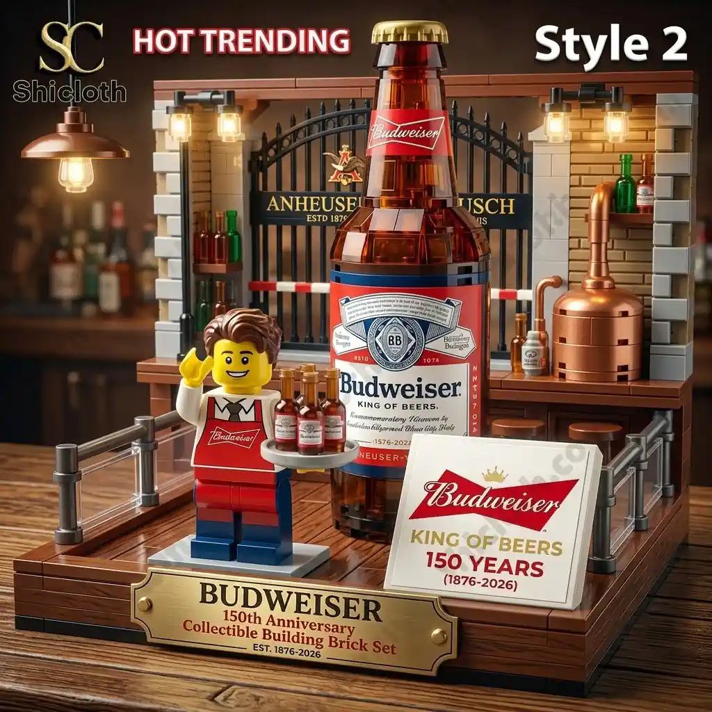 Budweiser 150th Anniversary Collectible Building Brick Set