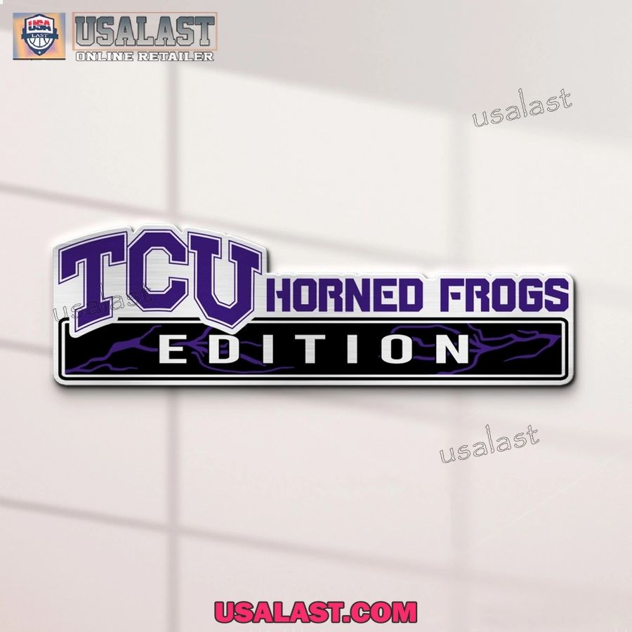 TCU Horned Frogs Edition Custom 3D Car Badge Sticker