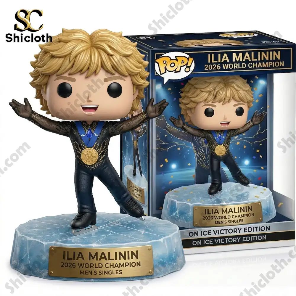 Ilia Malinin 2026 World Champion Men’s Singles Pop! Figure