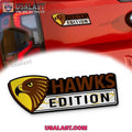 Hawthorn Hawks Edition Custom 3D Car Badge Sticker