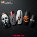 Michael Myers Halloween Nails Box Gift For Fan