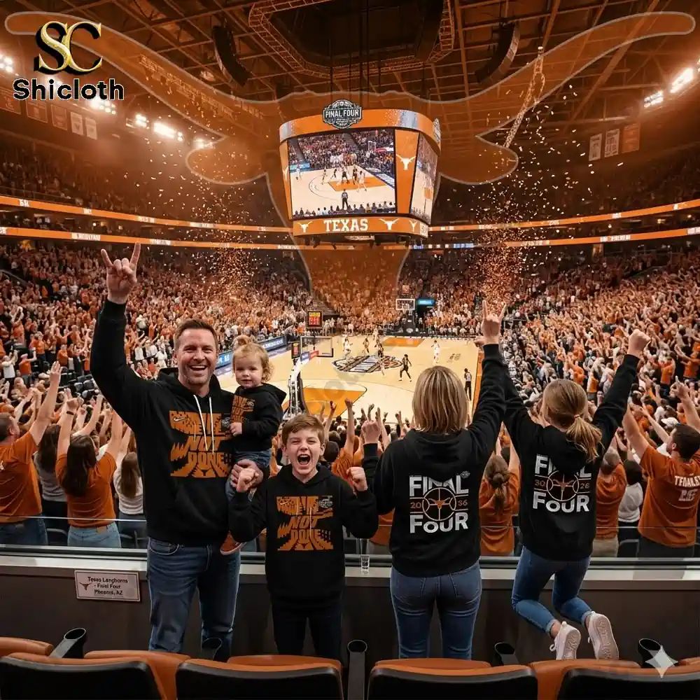 Texas Longhorns 2026 Women’s Basketball Five Four Hoodie Limited Edition