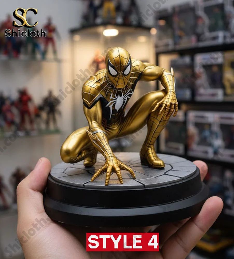 Gold Spiderman Gold Edition Variant Cover 3D Figure Decor Home