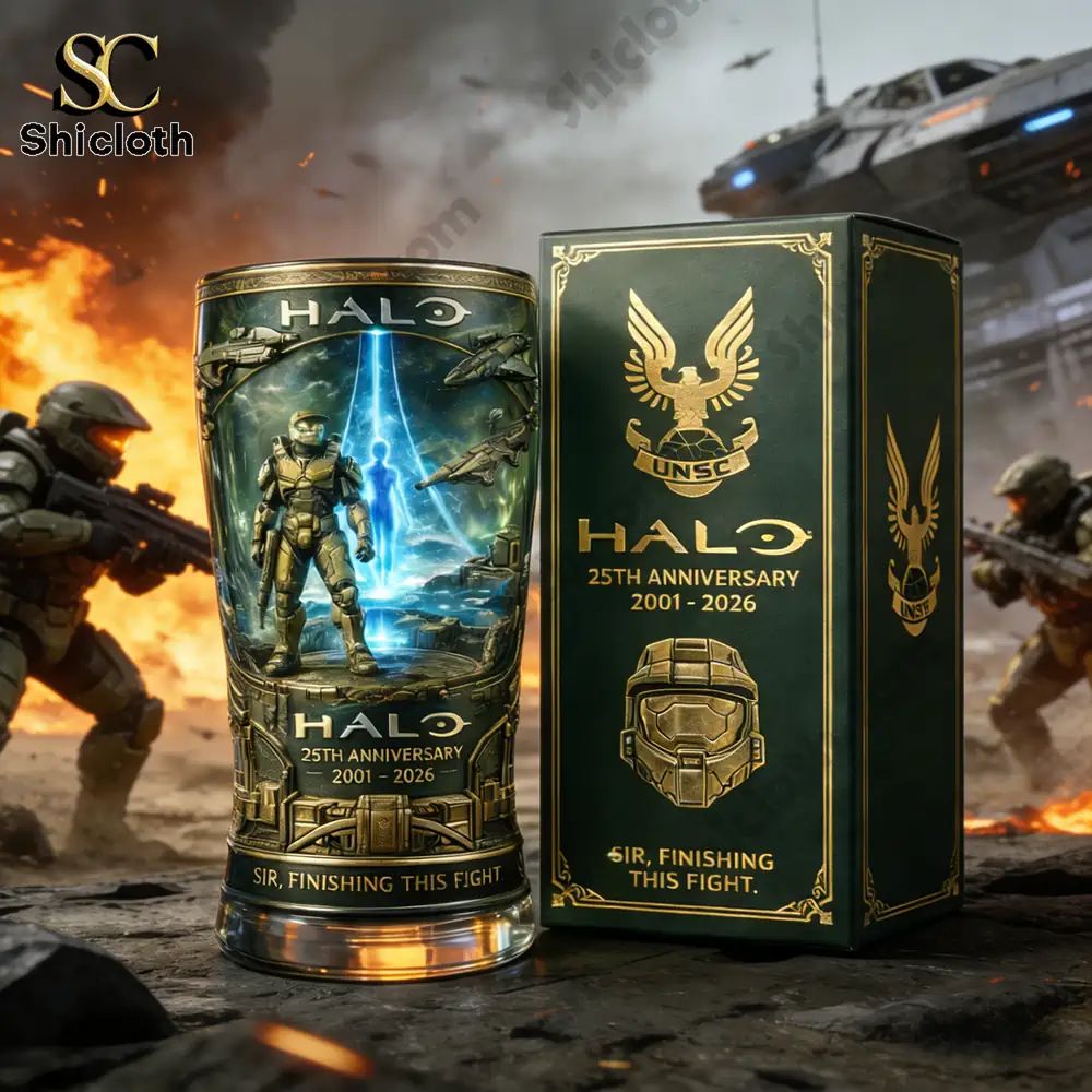HALO 25th Anniversary Combat Evolved Legacy Edition Beer Glass