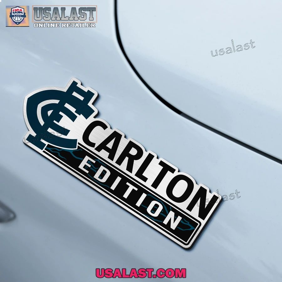 Carlton Blues Edition Custom 3D Car Badge Sticker