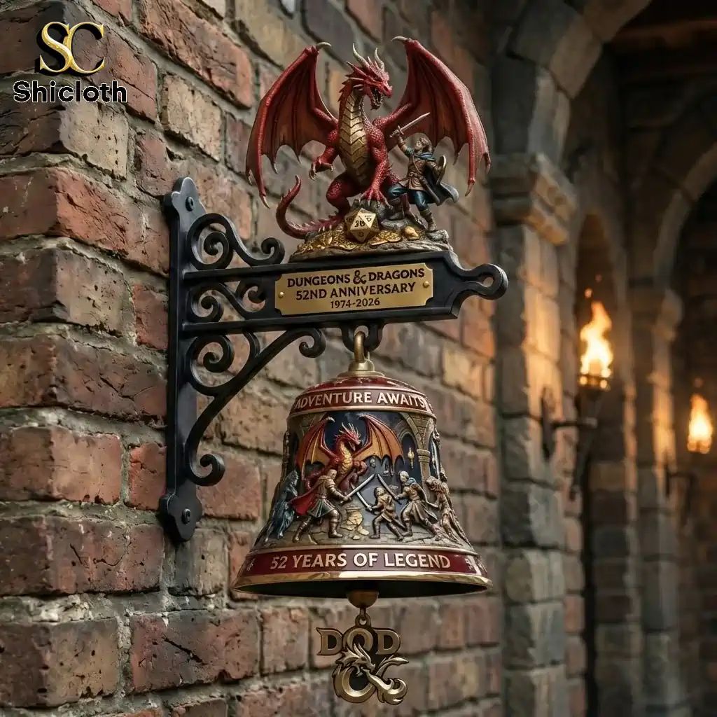 Dungeons & Dragons 52nd Anniversary Commemorative Wall Bell