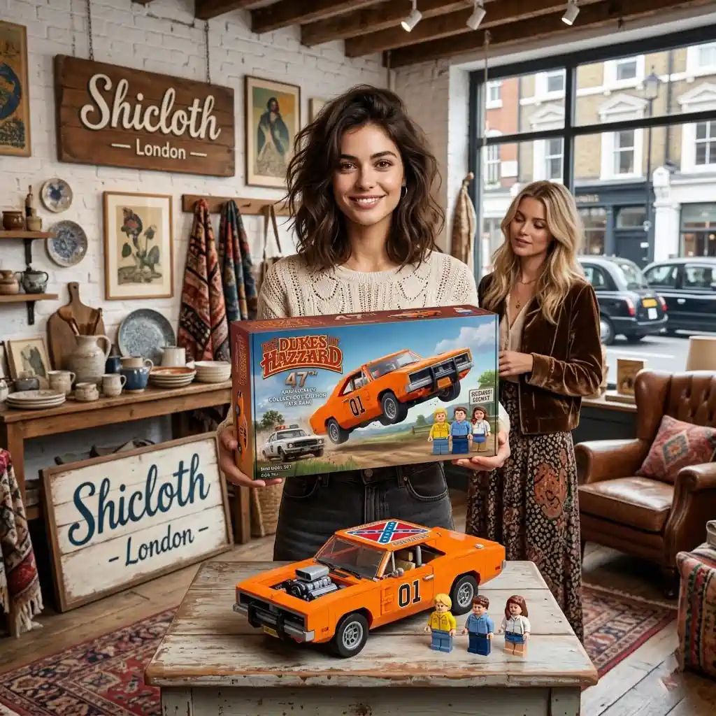 The General Lee Dukes of Hazzard Dodge Charger Building Brick Set