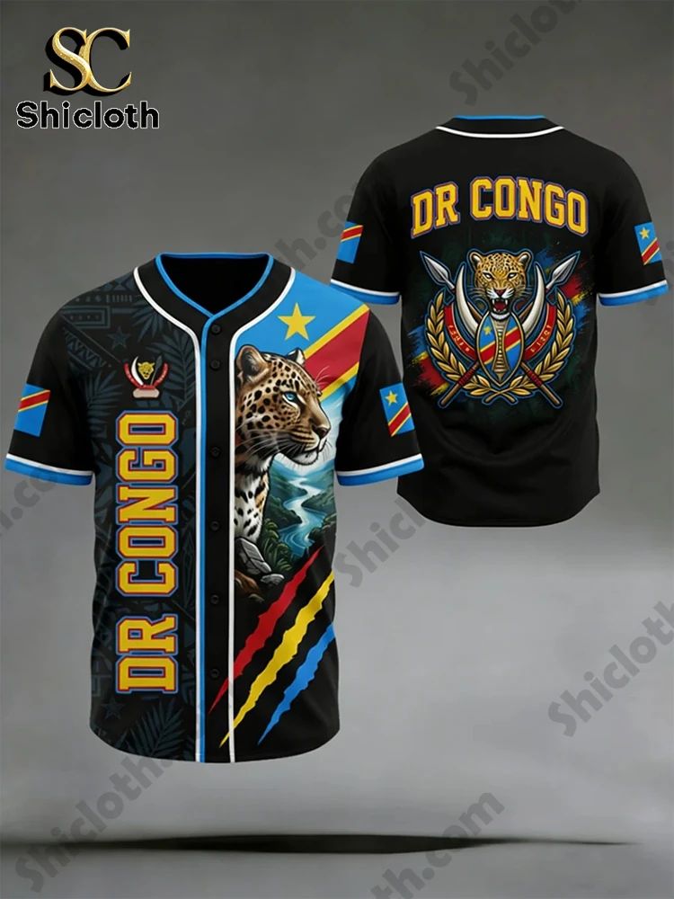 Men’s Congo (DRC) Baseball Jersey