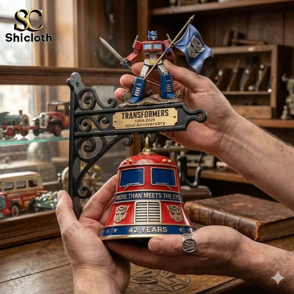 Optimus Prime Transformers 42nd Anniversary Wall Bell