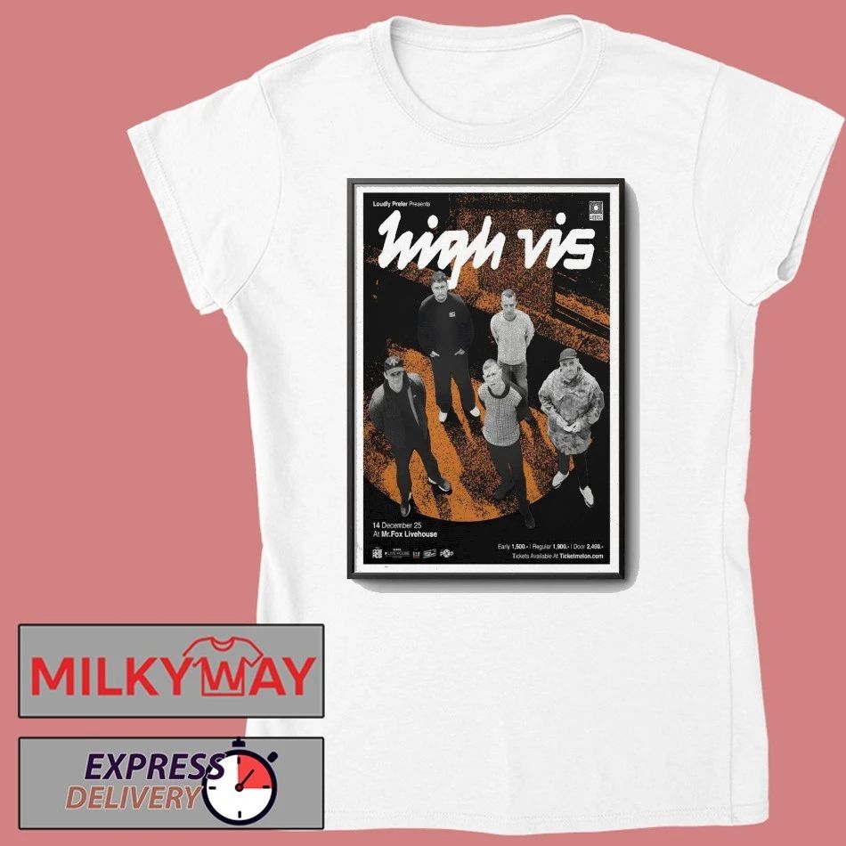 High Vis Fall Tour 2025 Mr Fox Livehouse Poster shirt