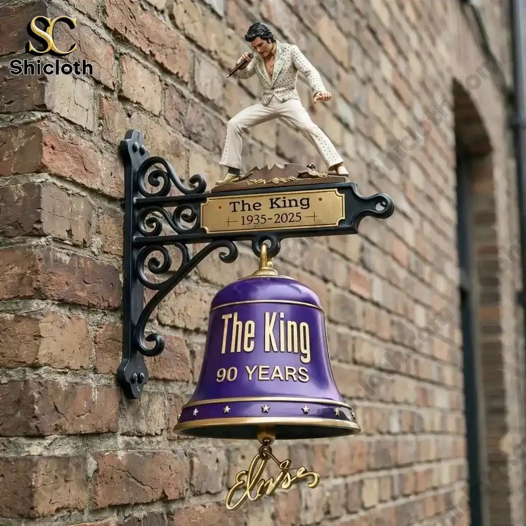 The King 90th Anniversary Commemorative Wall Bell