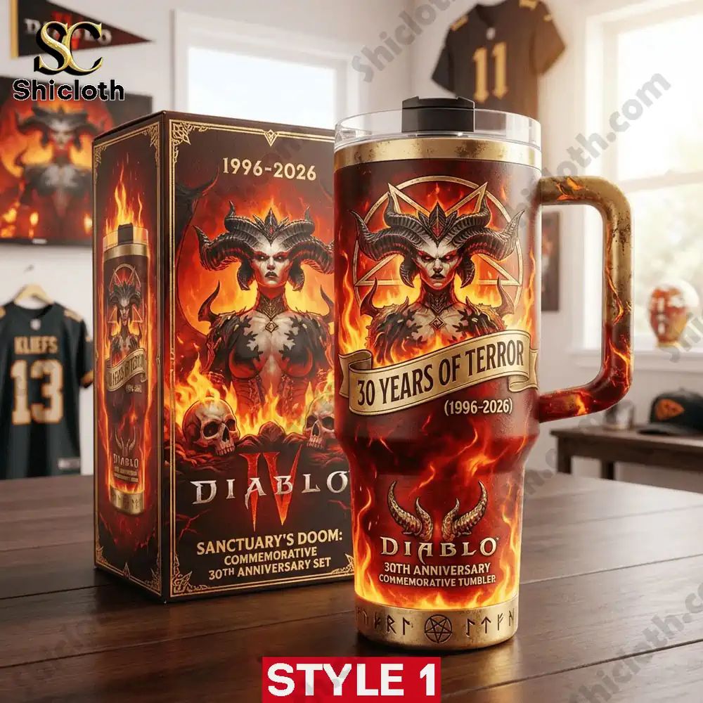 Diablo 30th Anniversary Commemorative Tumbler