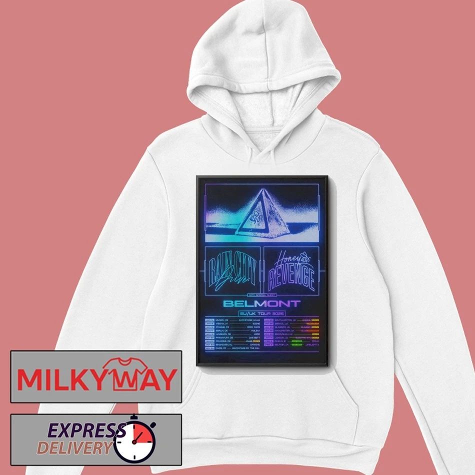 Honey Revenge And Rain City Drive EU-UK Tour 26 Poster shirt