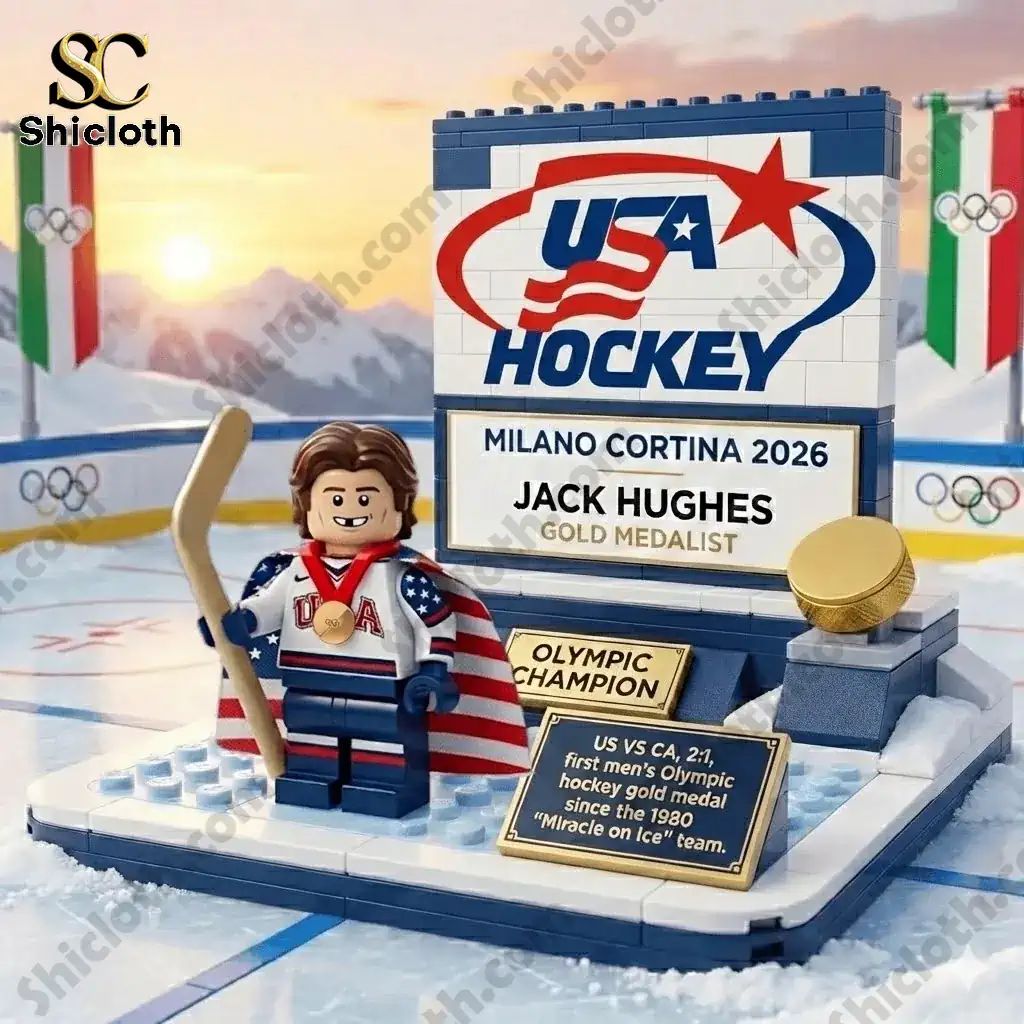 The ice hockey champions of the 25th Winter Olympics Brick Edition