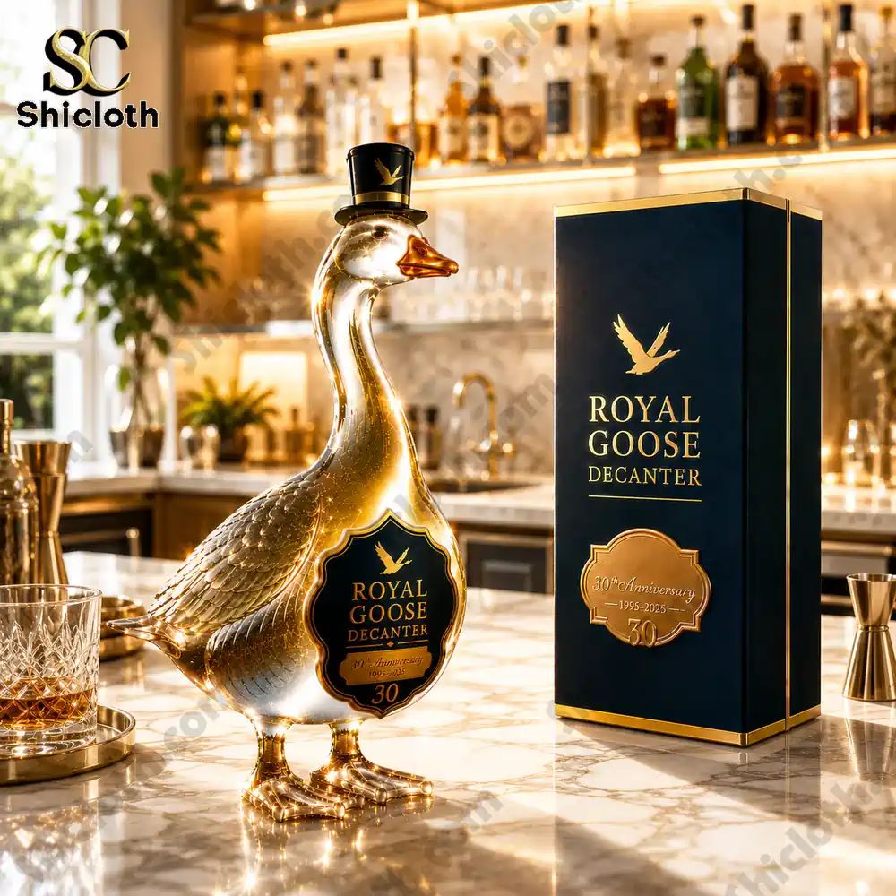 Royal Goose 3D Sculpted Vodka Bottle