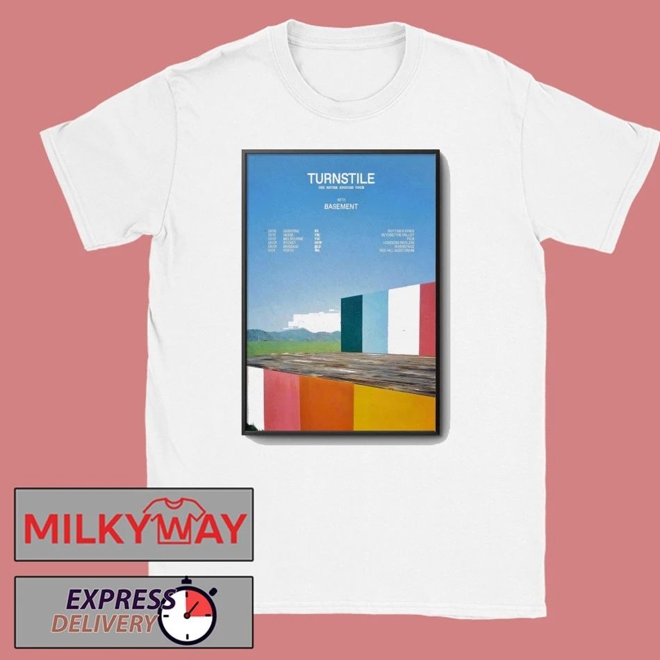 Turnstile The Never Enough 2025 2026 Tour Poster shirt