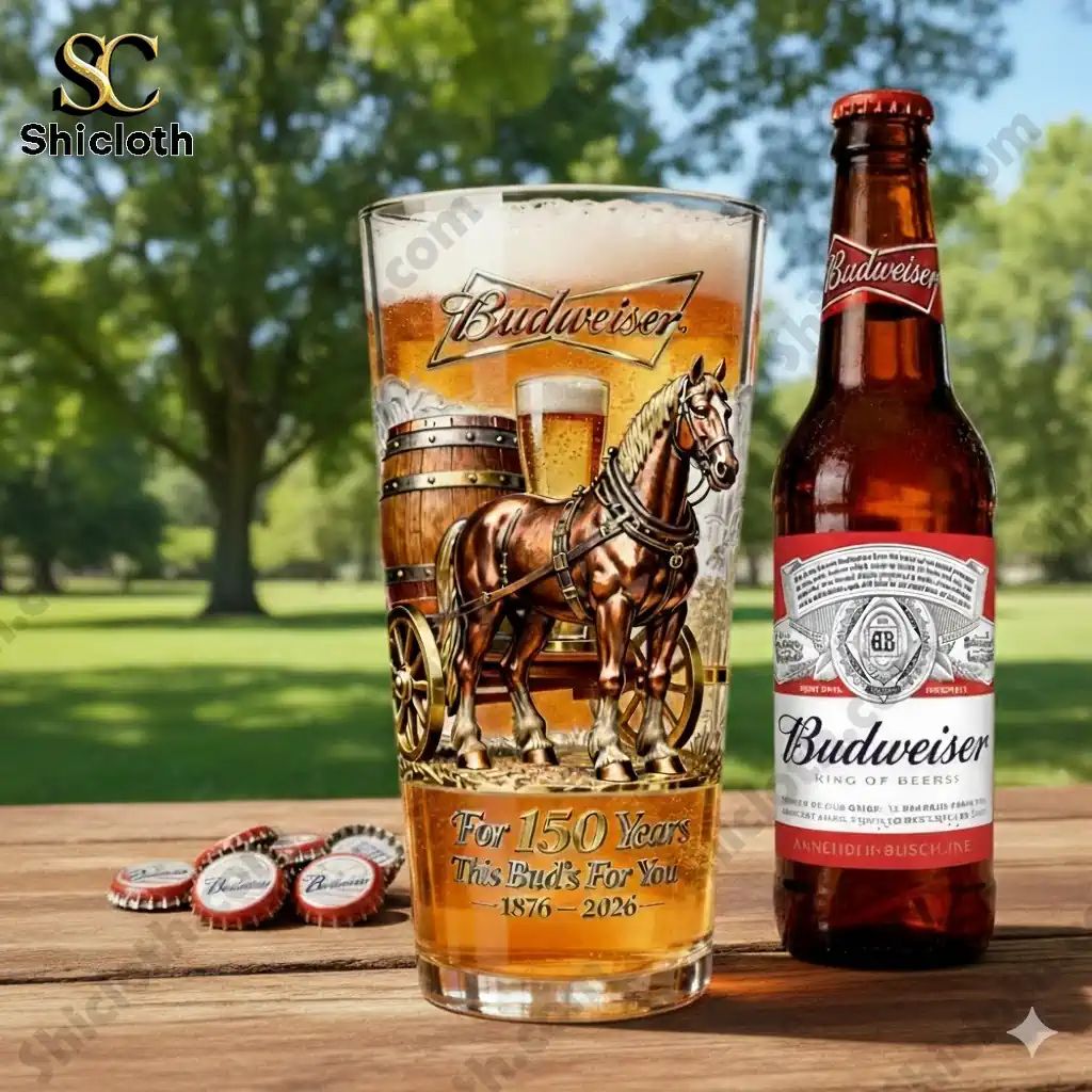 Budweiser 150Th Anniversary Beer Glass